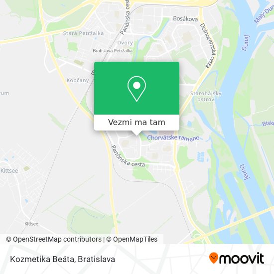 Kozmetika Beáta mapa