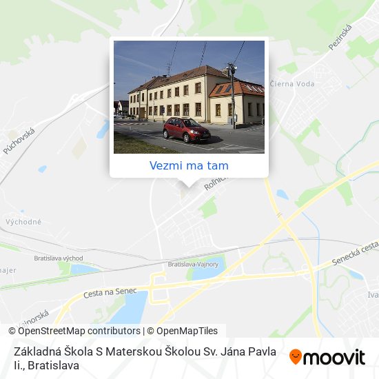 Základná Škola S Materskou Školou Sv. Jána Pavla Ii. mapa