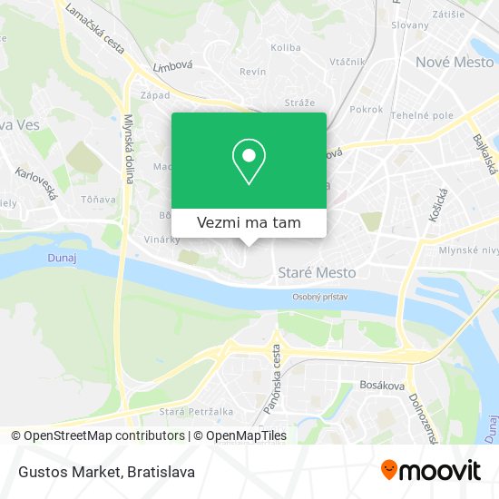 Gustos Market mapa