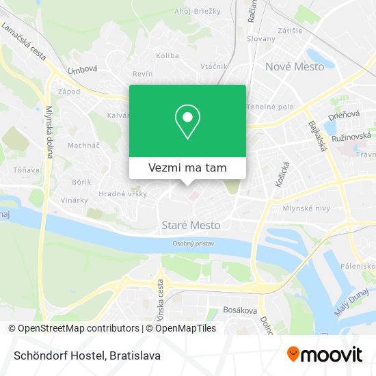 Schöndorf Hostel mapa