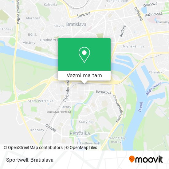 Sportwell mapa