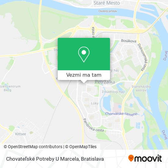 Chovateľské Potreby U Marcela mapa