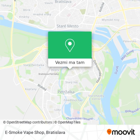 E-Smoke Vape Shop mapa