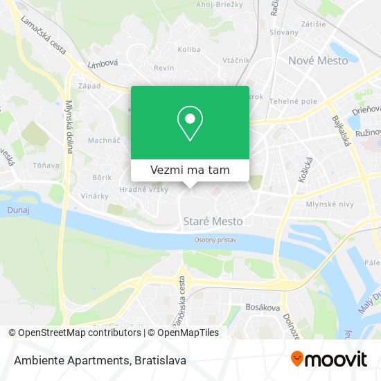 Ambiente Apartments mapa