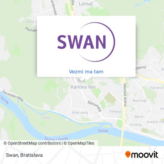 Swan mapa