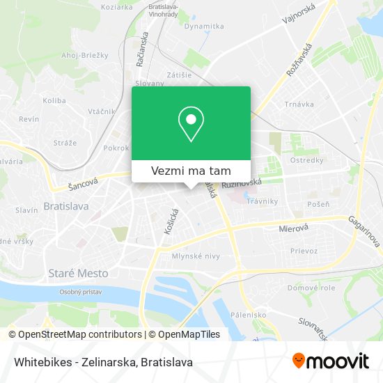 Whitebikes - Zelinarska mapa