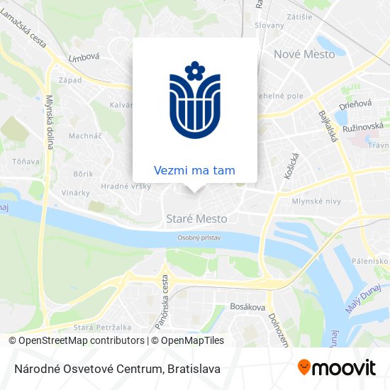 Národné Osvetové Centrum mapa