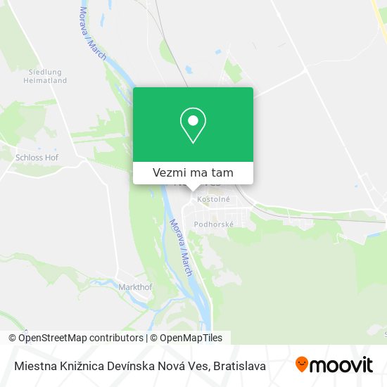 Miestna Knižnica Devínska Nová Ves mapa