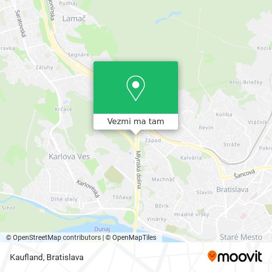 Kaufland mapa