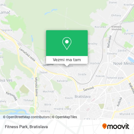 Fitness Park mapa