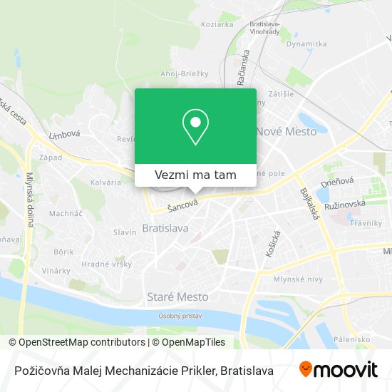 Požičovňa Malej Mechanizácie Prikler mapa