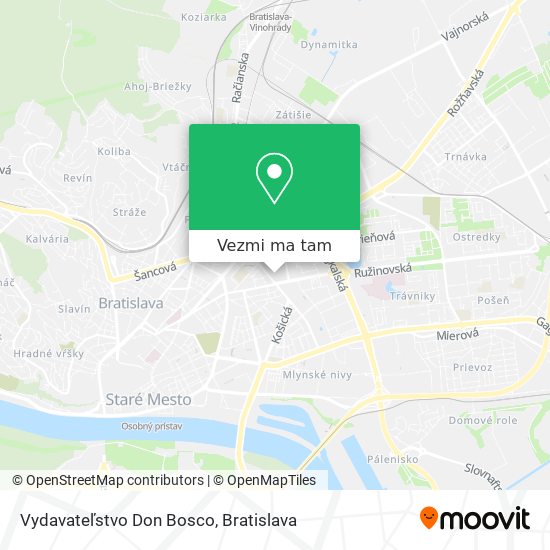 Vydavateľstvo Don Bosco mapa