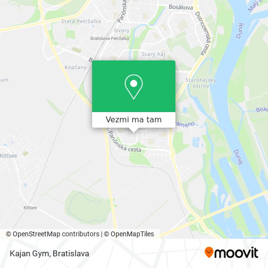 Kajan Gym mapa