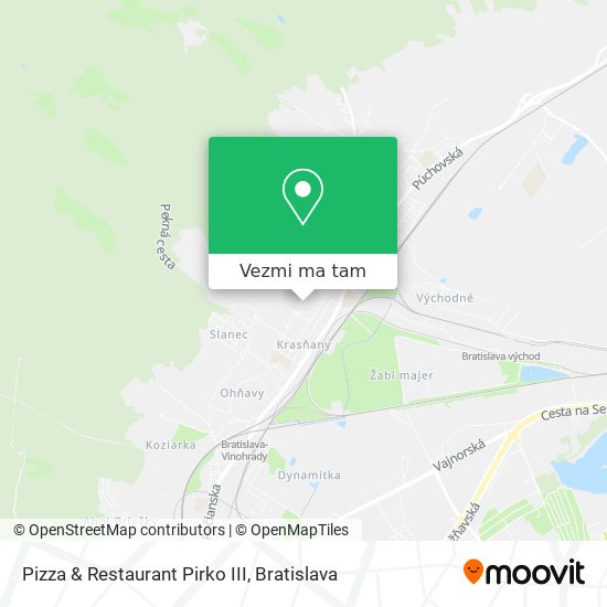 Pizza & Restaurant Pirko III mapa