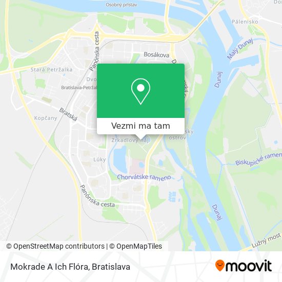 Mokrade A Ich Flóra mapa