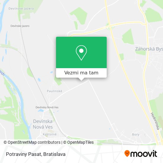 Potraviny Pasat mapa