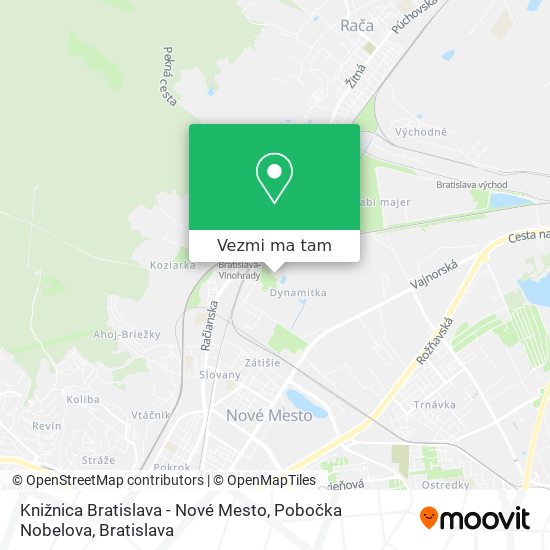 Knižnica Bratislava - Nové Mesto, Pobočka Nobelova mapa