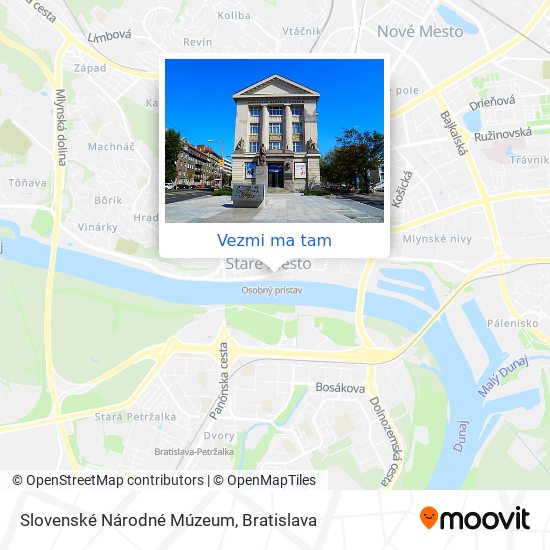 Slovenské Národné Múzeum mapa