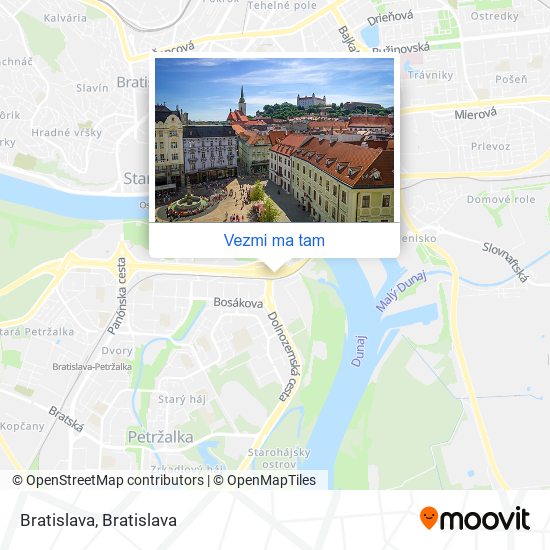 Bratislava mapa