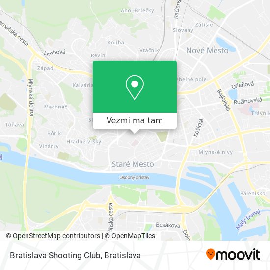 Bratislava Shooting Club mapa