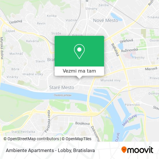 Ambiente Apartments - Lobby mapa