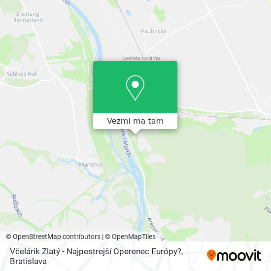 Včelárik Zlatý - Najpestrejší Operenec Európy? mapa