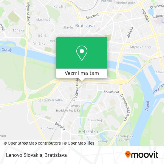 Lenovo Slovakia mapa