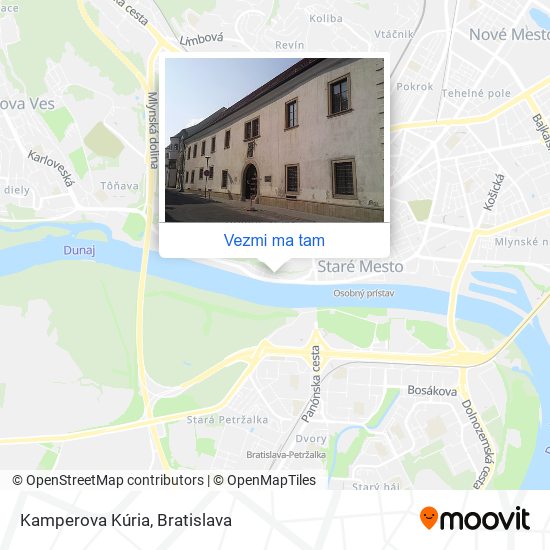 Kamperova Kúria mapa