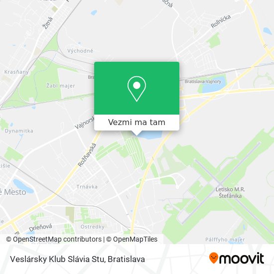 Veslársky Klub Slávia Stu mapa