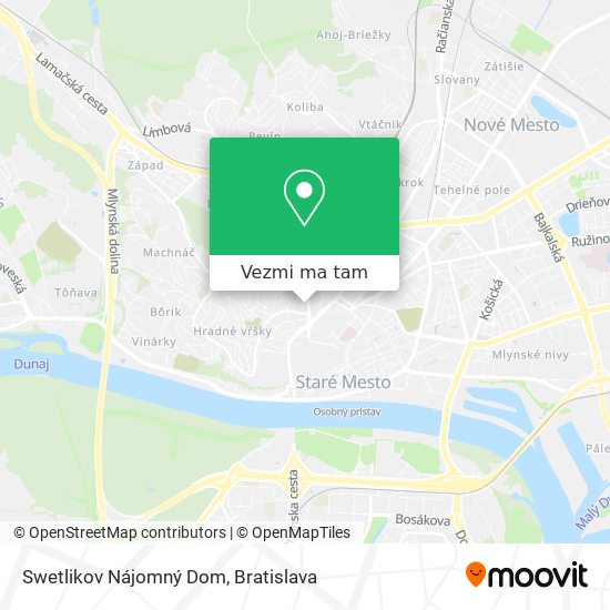 Swetlikov Nájomný Dom mapa