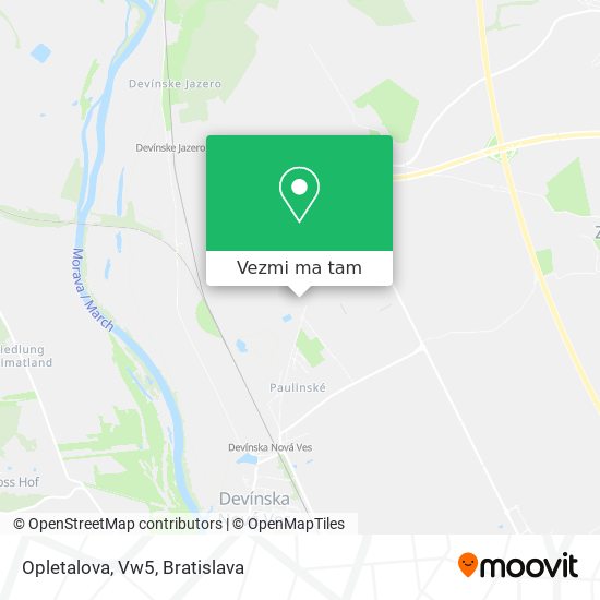 Opletalova, Vw5 mapa