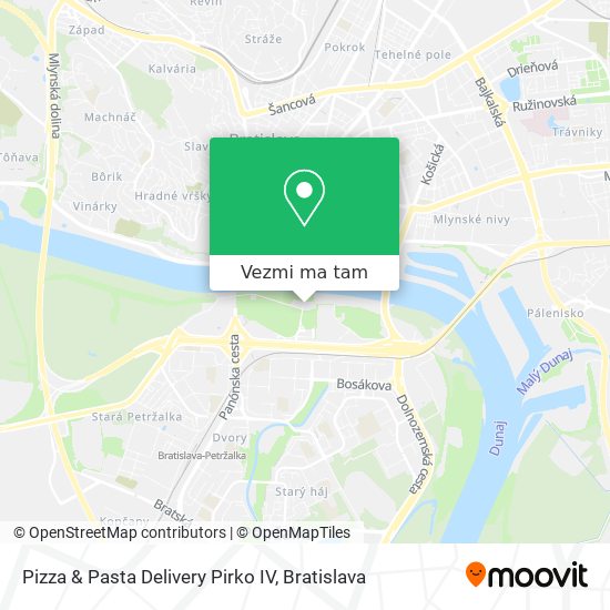 Pizza & Pasta Delivery Pirko IV mapa