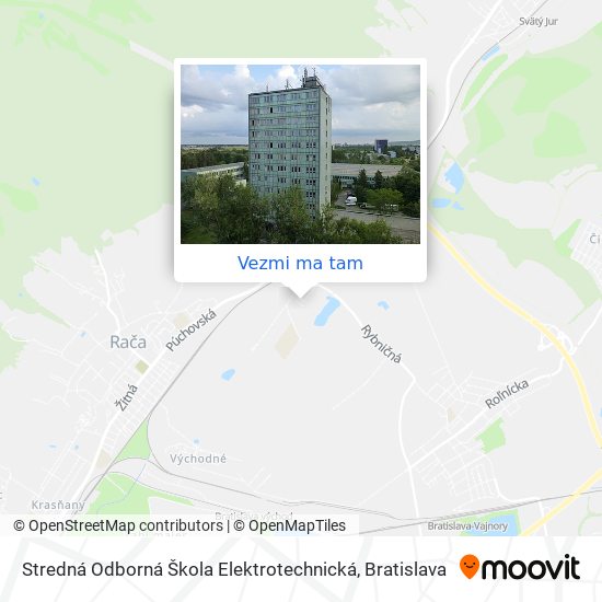 Stredná Odborná Škola Elektrotechnická mapa