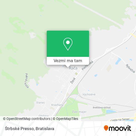 Štrbské Presso mapa