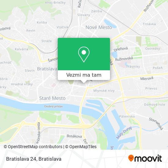 Bratislava 24 mapa