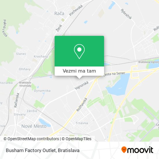Busham Factory Outlet mapa