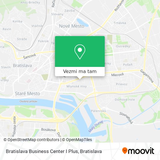 Bratislava Business Center I Plus mapa