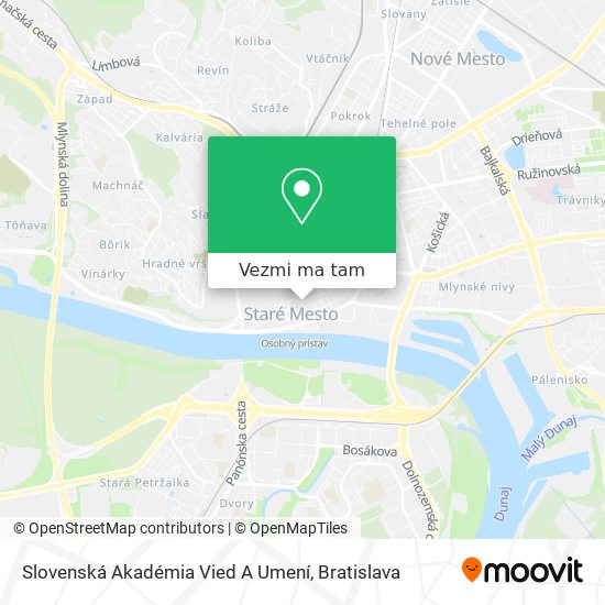 Slovenská Akadémia Vied A Umení mapa