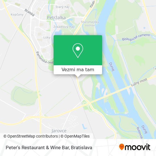 Peter's Restaurant & Wine Bar mapa