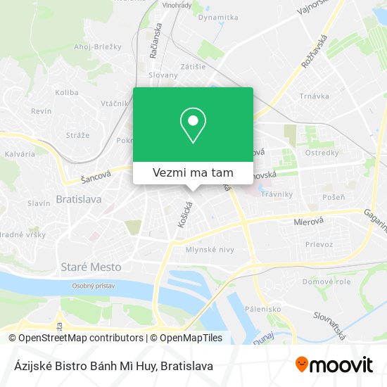 Ázijské Bistro Bánh Mì Huy mapa