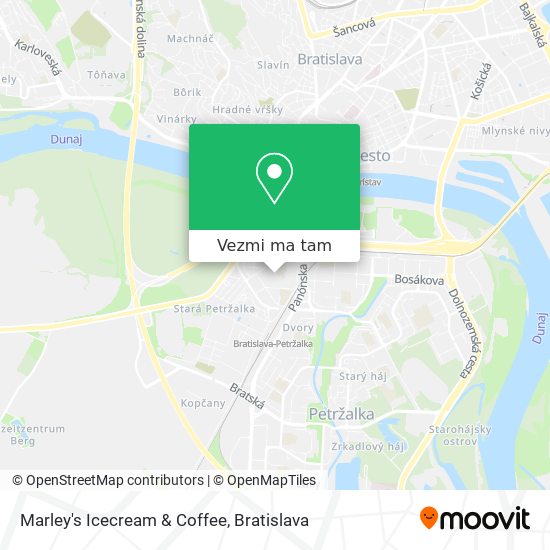 Marley's Icecream & Coffee mapa