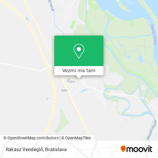 Rákász Vendéglő mapa