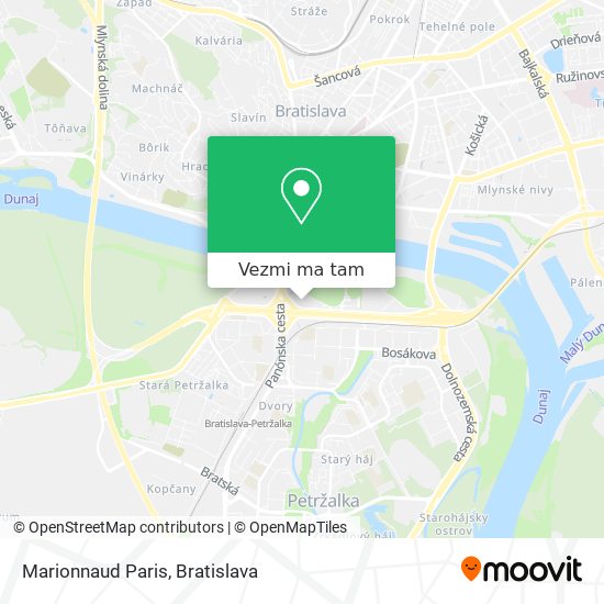 Marionnaud Paris mapa