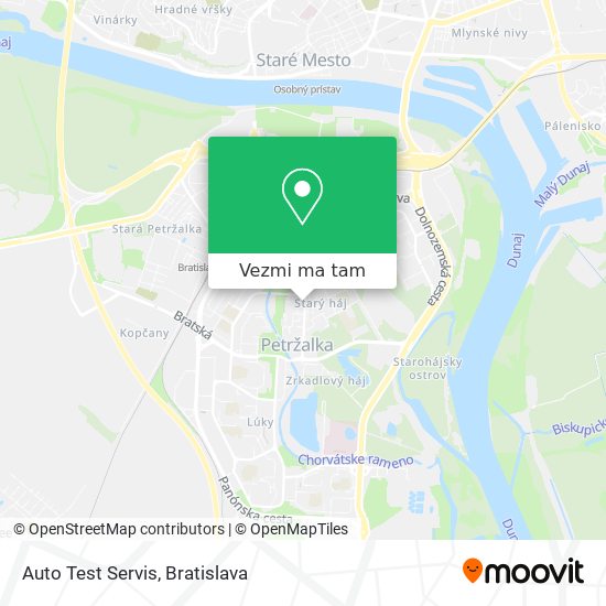 Auto Test Servis mapa