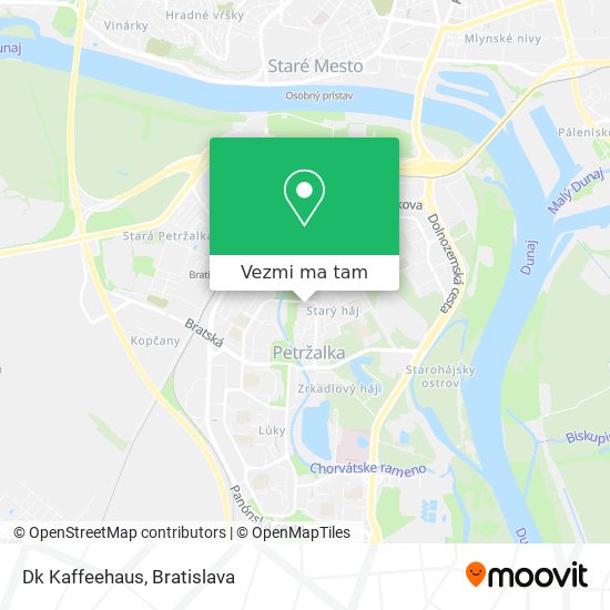 Dk Kaffeehaus mapa