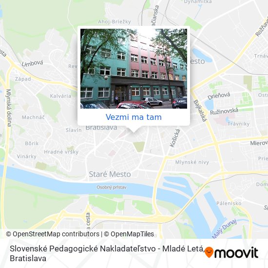 Slovenské Pedagogické Nakladateľstvo - Mladé Letá mapa