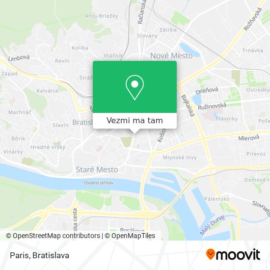 Paris mapa