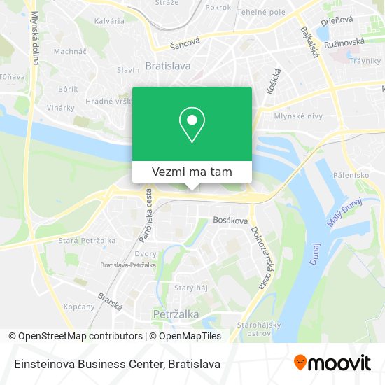 Einsteinova Business Center mapa