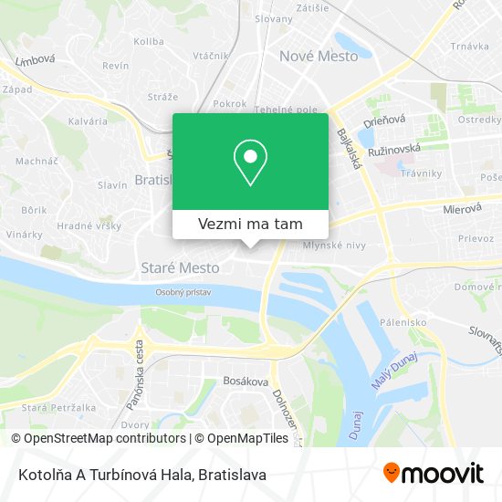 Kotolňa A Turbínová Hala mapa