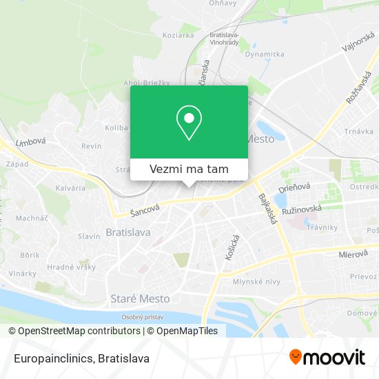 Europainclinics mapa